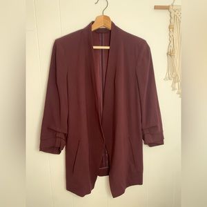 Aritzia Maroon Blazer